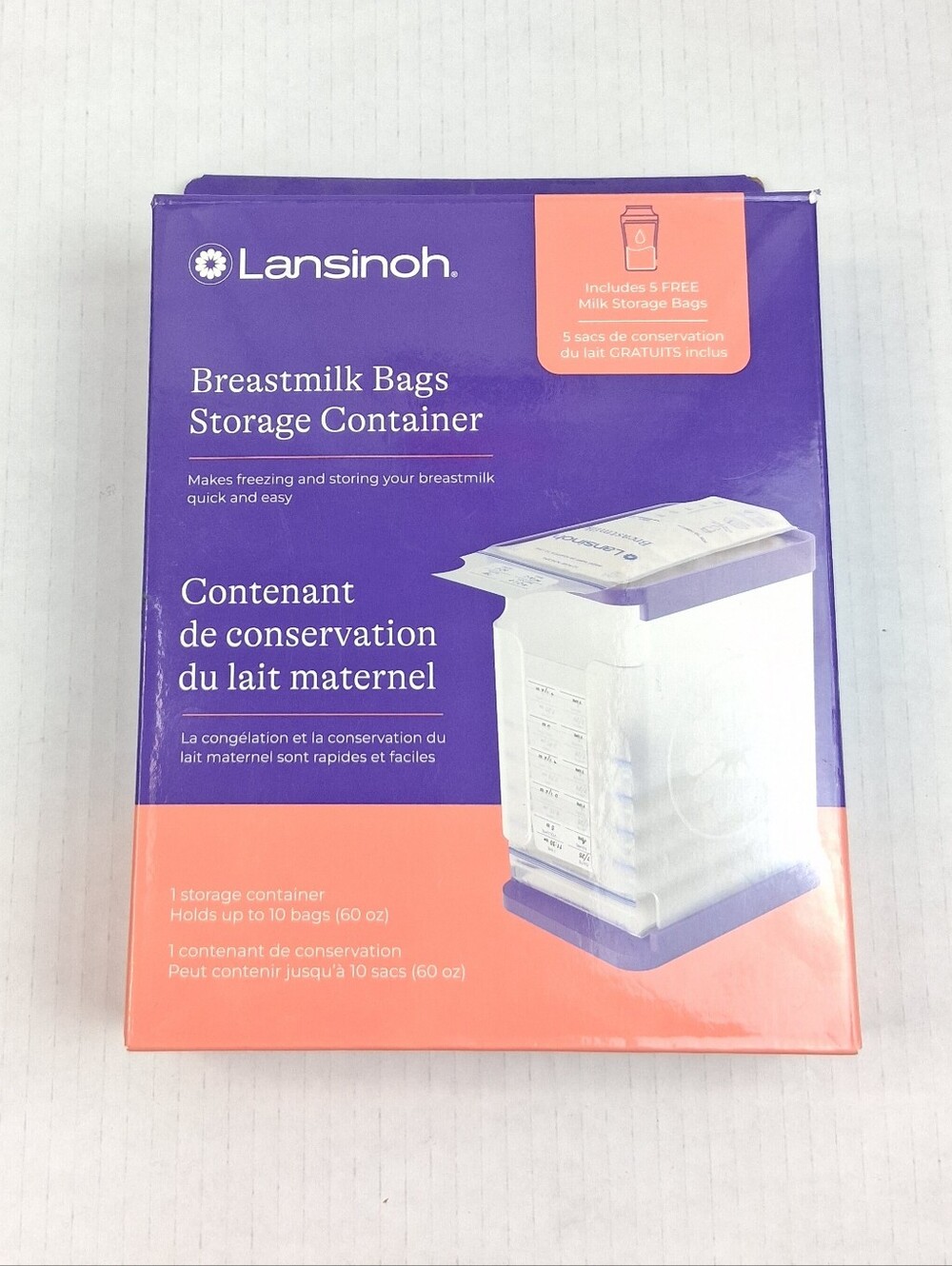 Lansinoh Breastmilk Bag Storage Container